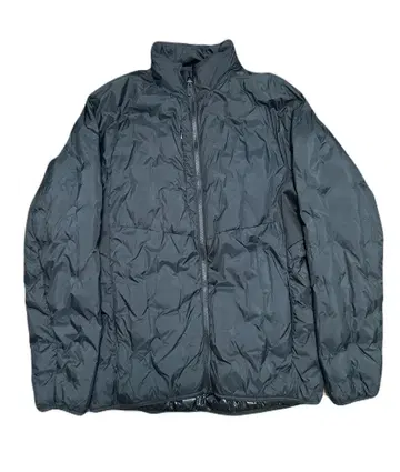 블랙 다운 자켓 집업