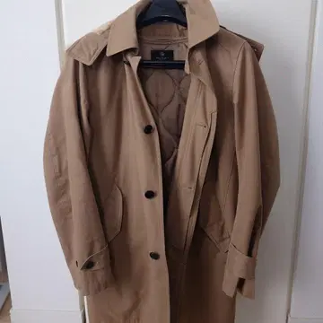 BEAUTY & YOUTH 베이지 트렌치코트 L 사이즈