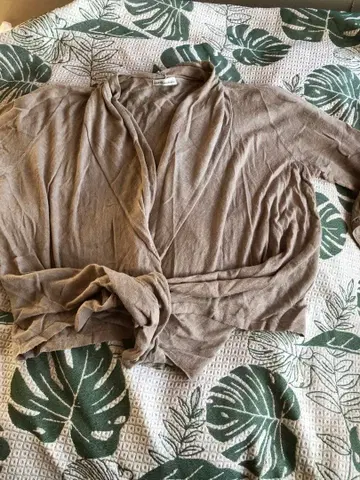 earth music 린넨 가디건