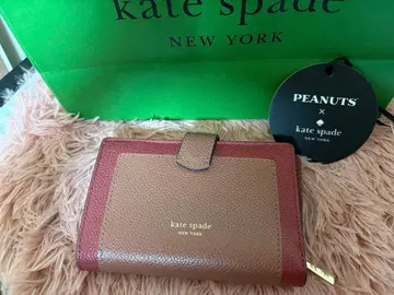 kate spade PEANUTS 이단 접이식 지갑