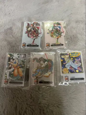 드래곤볼 아크릴 스탠드 5장 세트