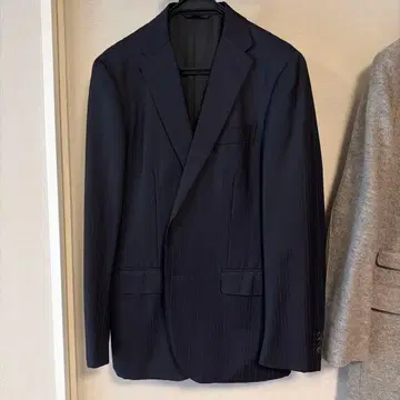 엠마뉴엘 제냐 스트라이프 수트 사이즈 50 네이비