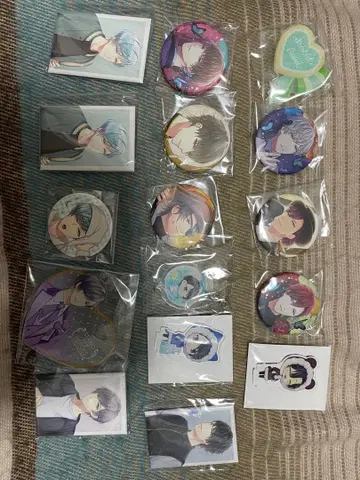 스타마이 캔뱃지 아라키다 핫토리 미야세 세키 아오야마 이마오오지