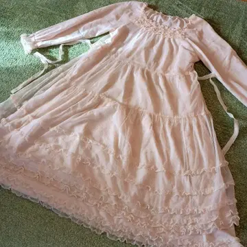 PINKHOUSE 도트 튤 원피스 왕관 열쇠 고양이 꽃 플로키