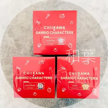 치이카와 x 산리오 Kiramekko 치이카와 하치와레 토끼 세트
