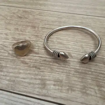 silver925 뱅글 반지 세트