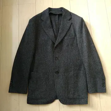 투모로우랜드 울 트위드 자켓 50 그레이 이탈리아제 원단
