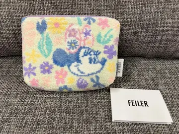 FEILER 미니 꽃무늬 파우치 파스텔 컬러 인마이리본