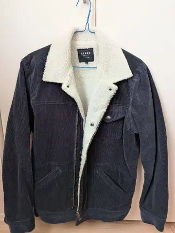 BEAMS HEART 네이비 코듀로이 자켓 M