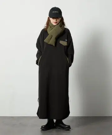 FREAK'S OUTDOORS 플리스 원피스