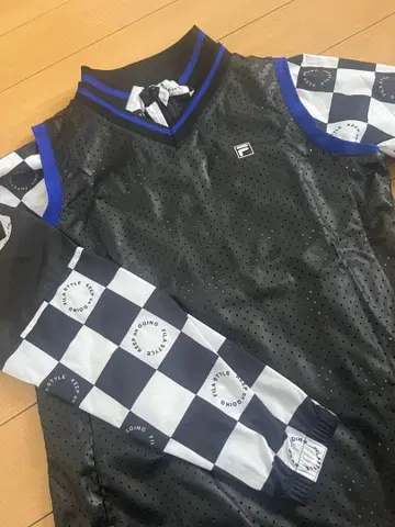 FILA 골프 2세트 M 가죽 자켓 베스트