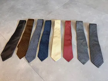 남성용 넥타이 8개 세트
