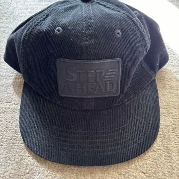 스텝 어헤드 야구 모자 블랙 코듀로이 새상품급