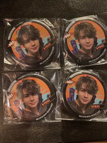 BALLISTIKBOYZ 카이누마 류세이 캔 배지 4개 세트