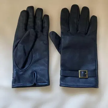 가죽 네이비 블루 버클 포함