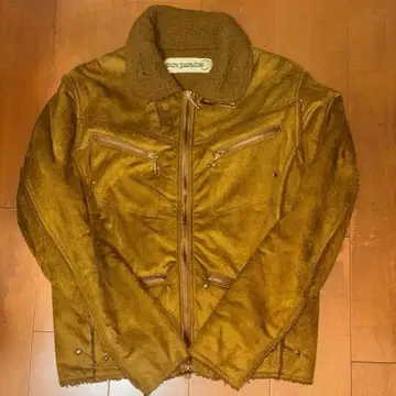 paradise 스웨이드 브라운 자켓 퍼 y2k 90s 구제 의류