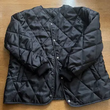 택 포함 새상품 푸두두 POUDOUDOU 블랙 퀼팅 자켓