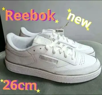 Reebok 클럽C 85 화이트 스니커즈 26cm 새상품