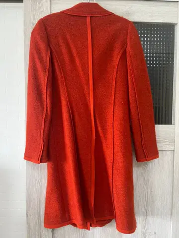 UNTITLED 오렌지 체스터 코트 사이즈 2