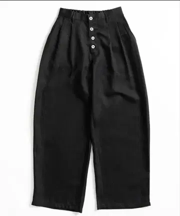 완판템 [ wishforever ] 와이드 턱 버튼 플라이 슬랙스