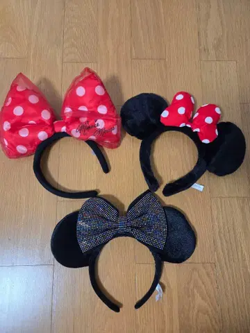 디즈니 머리띠 3세트