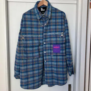 MOD WAVE MOVEMENT 체크 무늬 플란넬 셔츠