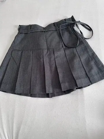 eimyistoire 그레이 플리츠 미니 스커트