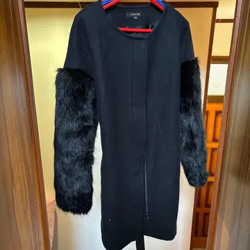 rienda 블랙 코트 프리 사이즈