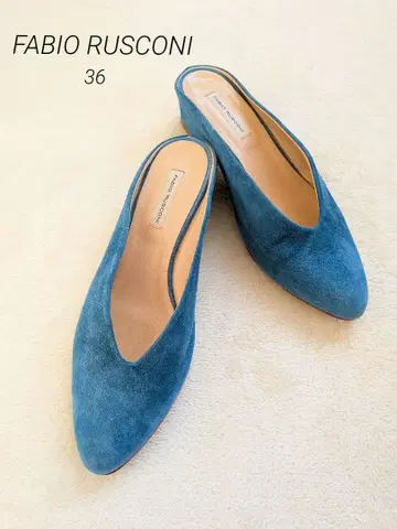 파비오 루스코니 딥 V컷 포인트 펌프스 36