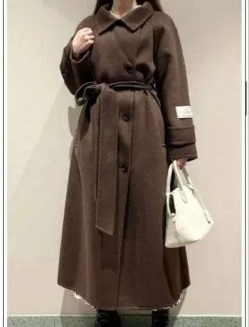 SNIDEL 우로코 캐시미어 롱 코트