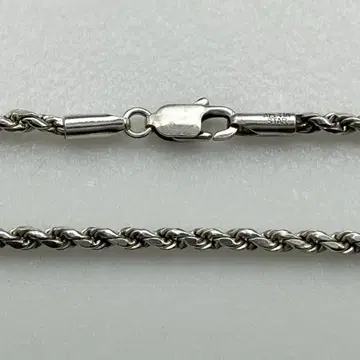 실버 925 컷 로프 체인 45cm 3mm