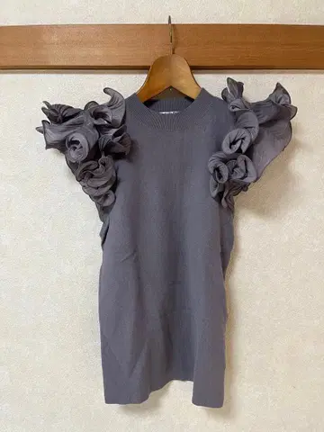 snidel 니트 슬리브리스