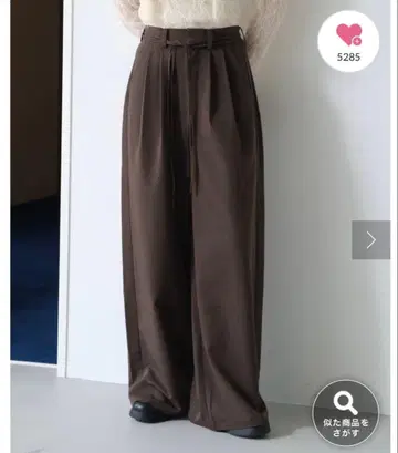 Kastane 전인류 팬츠 브라운