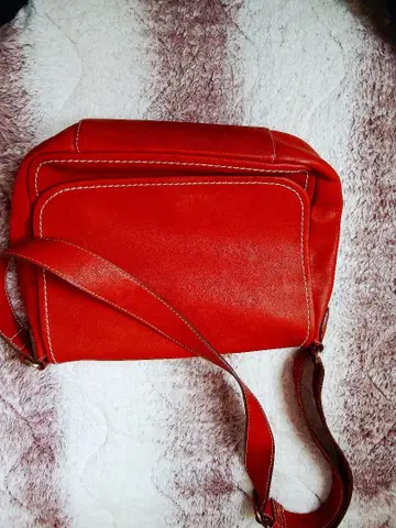 빨간색 숄더백