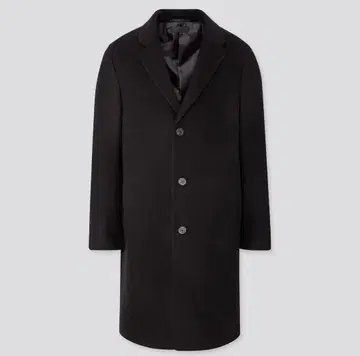 [택 포함 새상품] UNIQLO 체스터 코트 다크 그레이 3XL