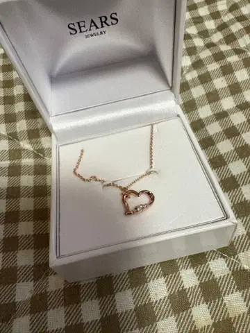 Sears 하트형 펜던트 목걸이