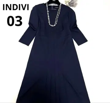[ 새상품급 ] 인디비 원피스 사이즈 38 네이비