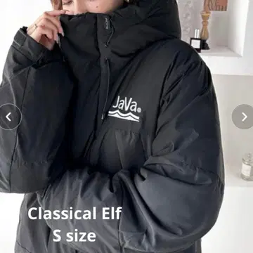 새상품 클래식 엘프 울트라 웜, 이소재 패널 페이크 다운 자켓