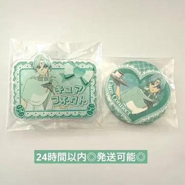 새상품 큐어 커넥트 프리큐어 스이파라 네임 배지 캔뱃지 2종 세트