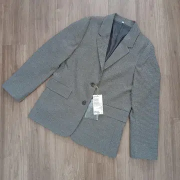 무인양품 기모 테일러드 자켓 M 브라운 패턴 여성용