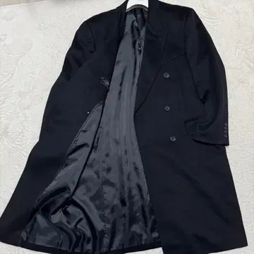 빅 사이즈 극미품! 마그카이저 캐시미어 100% 더블 체스터 코트