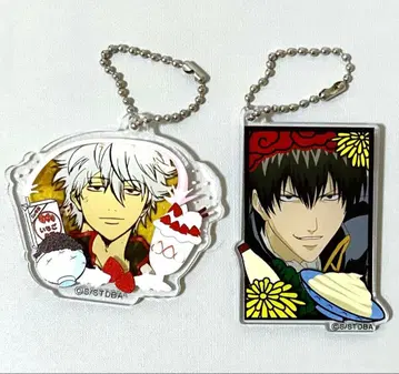 은혼 데코 프레 아크릴 키링 사카타 긴토키 히지카타 토시로