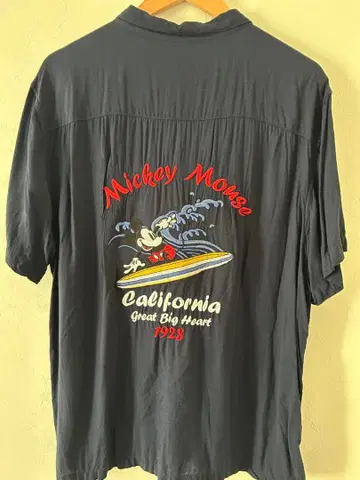 미키마우스 하와이안 셔츠 반팔