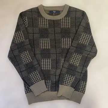 SHIPS 체크 무늬 니트 스웨터 M 사이즈