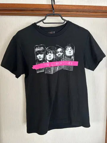 THE LIBERTINES UK 투어 T셔츠 S 사이즈 블랙