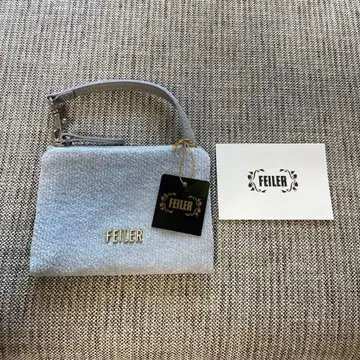 FEILER 유니 미니 파우치 블루 그레이!