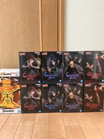 나루토 피규어 묶음 판매 9개 나루토 사스케 이타치