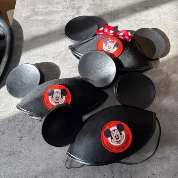 도쿄 디즈니 리조트 귀도리 모자 세트 미키 미니