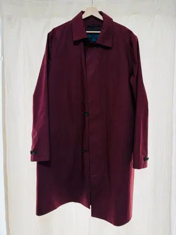 Z ZEGNA 버건디 스텐카라 코트