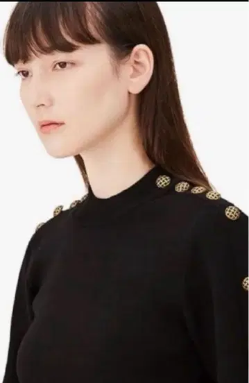 sov. 블랙 프릴 니트 36